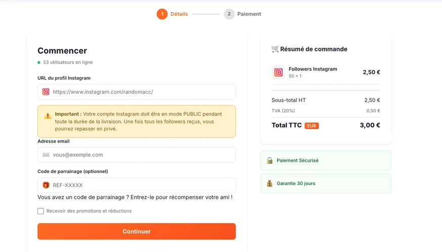 Come comprare followers Instagram su Followers Lab