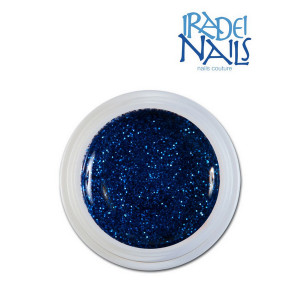 gel glitter blu iradei nails
