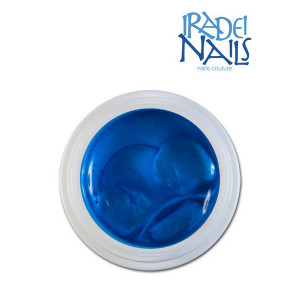 gel color blu perlato iradei nails