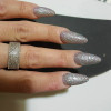 gel glitter multicolor iradei nails
