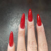 smalto gel color rosso scuro iradei nails 