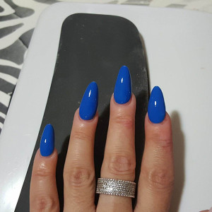gel colorato azzurro pastello iradei nails
