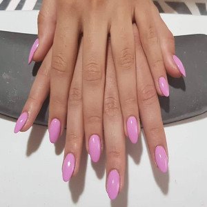 smalto gel color rosa chiaro iradei nails