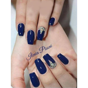gel colorato blu pastello iradei nails